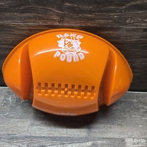 1999 NFL Football Cleveland Browns Nacho Chip Food Snack Helmet Bowl Vtg Orange